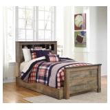 Twin Trinell Rustic Storage Bed With Storage