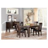 Haddigan Dining Room EXT Table & 4 Side Chairs