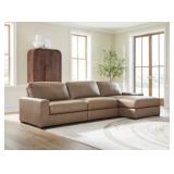 Veronella 3-Piece Leather  Sectional with Chaise