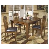 Ralene Cherry Dining Room Table & 4 Side Chairs