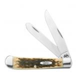 Case Amber Bone Trapper Knife