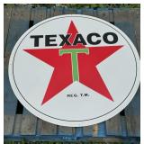 Texaco Service Center Die Cut Sign  35'