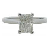 14k Gold 1.16 ct Radiant Cut Lab Diamond Ring