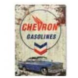 Chevron Gasoline Vintage Style Sign