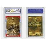23K Gold Michael Jordan Fleer Rookie Card