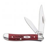 Case XX Peanut Red Pocket Worn Knife