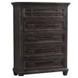 $1099 Morrison Chest With Smokey Gray Oak Finish