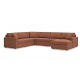 Modmax 6-Piece Sectional W/ Chaise ( Color Choice)