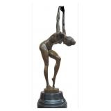 Large 23' Handmade Bronze Sculpture of Dancer