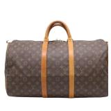 Louis Vuitton Monogram Keepall 50 Boston Bag