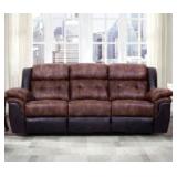 Home Elegance SH3214 Mult-Tone DBL REC Sofa