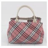 Burberry Nylon Check Handbag