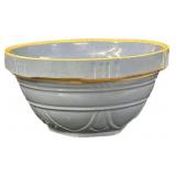 Vintage Stoneware Blue Pottery Bowl