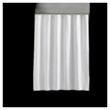 New WHITE MATELASSE   Shower Curtain