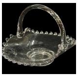 Imperial Glass Candlewick Basket