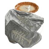 Thanksgiving Platter, 3 Silver Stockings &