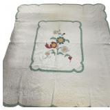 Hand Stitched  Appliquï¿½d Quilt