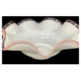 11 ï¿½ Fenton Rose Crest Bowl