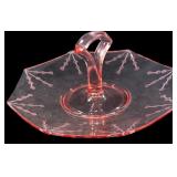 Pink Depression Sandwich Plate