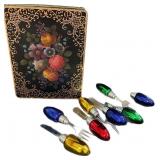 Christmas Light Utensils & Tin Can