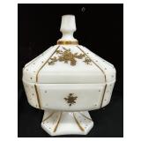 Westmoreland Milk Glass Candy Dish