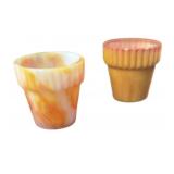 Pair AKRO AGATE MINI PLANTERS