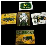 Collection of Metal John Deere Signs