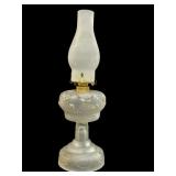 Frosted Hurricane Oil Lamp