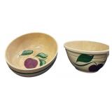 (2) Apple Watt Bowls See 2nd Photo Age Crackd