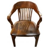Antique Oak Desk Chair