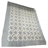 Baby Blue Jacobï¿½s Ladder Quilt