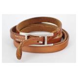 Hermes Abi 3 Leather Bracelet