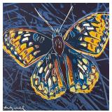 Silverspot Butterfly Canvas Giclee by Andy Warhol