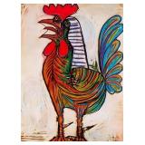 A Rooster GIclee' Canvas by Pablo Picasso