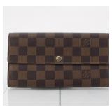 Louis Vuitton Damier Sarah Long Wallet