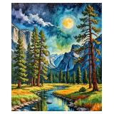 Moonlit Yosemite Valley LTD EDT by Studio Van Gogh