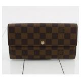 Louis Vuitton Damier Sarah Long Wallet
