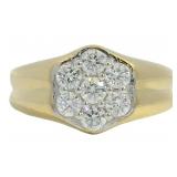 Men's 1.00 ct VS Lab Diamond Cluster Ring