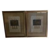 (2) PCS Decor Pictures