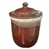 McCoy Vintage Brown Drip Cookie Jar
