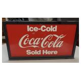 Coca Cola Double Sided Advertising Sign