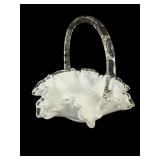 Fenton Silver Crest Basket