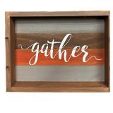 GATHER Wood Serving Tray