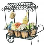 Metal Flower Cart