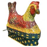 Tin Wind Up Rooster