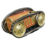 Vintage Marx LITHO ARMY Wind Up Tractor