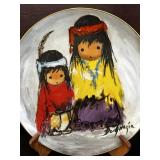 (10) Ted DeGrazia Indian Plates (30-90 ea Online)