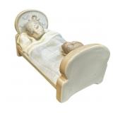 Zaphir Porcelain Boy in Bed wï¿½ Cat