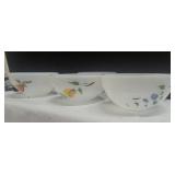 (4) PCS Vintage Fire King Mixing Bowls