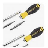 (2) Stanley 6-1 Screwdriver